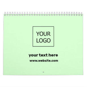 Aangepast gepersonaliseerd voeg hier uw foto-logo  kalender