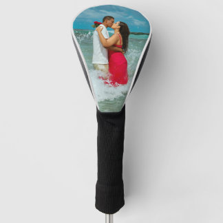 Aangepast geschenk met fotoherinnering voor koppel golfheadcover