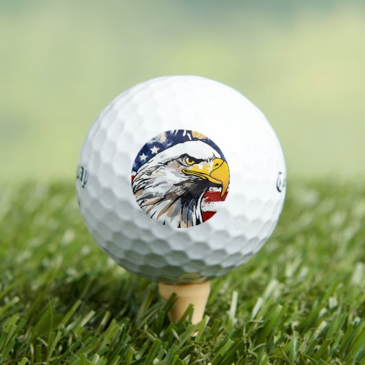 Aangepast geschenk voor veteranen - Callaway Ameri Golfballen (Insitu Shirt)