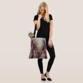 Aangepast: gestructureerd stijl Tas. Draagtas (Op model)