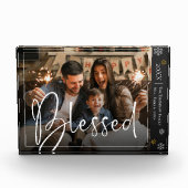 Aangepast gezegend zwart-wit fotoblok (Voorkant)