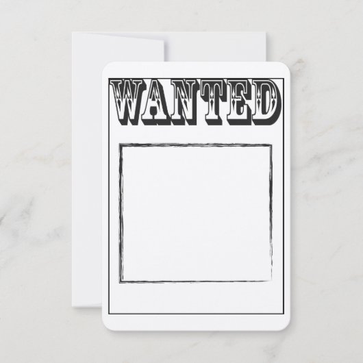 Aangepast gezochte Poster Kaart (Voorkant)