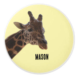 Aangepast, Giraffe trekknop Keramische Knop