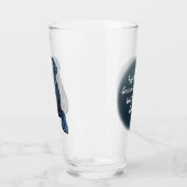 Aangepast glas voor zwart-witlabrador (Links)