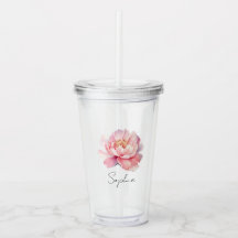 Aangepast glas Voornaam roze waterpijp