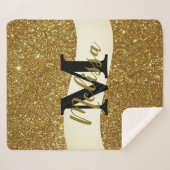 Aangepast glitter sherpa deken (Voorkant (horizontaal))