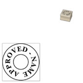 Aangepast goedgekeurd door rubberstempel (Gestempeld)