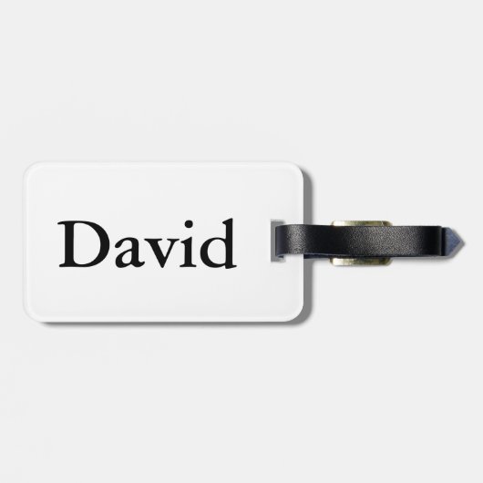 Aangepast Golf Bag-Label Bagagelabel (Achterkant horizontaal)