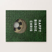 Aangepast Golf cadeau Legpuzzel (Horizontaal)