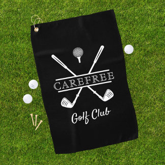 Aangepast golfclublogo golfhanddoek