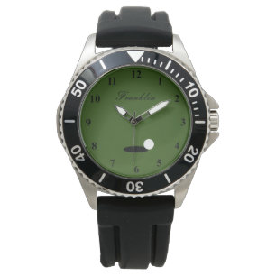 Aangepast golfhorloge cadeau voor golfer en golfli horloge