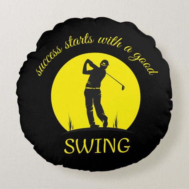 aangepast golfkussen rond kussen (Voorkant)