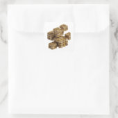 Aangepast goud abstract label ontwerp (Tas)