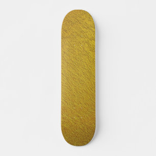 Aangepast goud skateboard