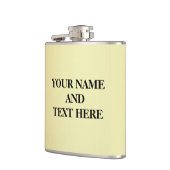 Aangepast goud - Uw eigen foto Heupfles (Links)