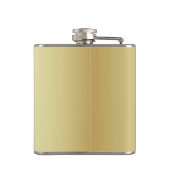 Aangepast goud - Uw eigen foto Heupfles (Achterkant)