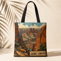 Aangepast Grand Canyon Vintage Zuidwest landschap