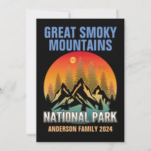 Aangepast Great Smoky Mountains National Park Kaart