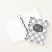 Aangepast grijs buffel notitieboek (Binnen)