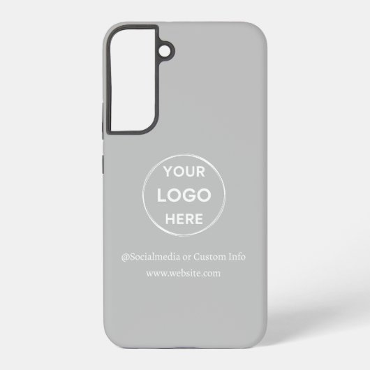 Aangepast grijs merk voor Logo Samsung Galaxy Hoesje (Achterkant)