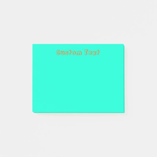 Aangepast groen/blauw post-it® notes (Voorkant)