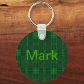 Aangepast groen geplakt Sleutelhanger (Voorkant)