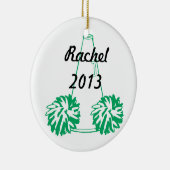 Aangepast groen-voorrangsversieel keramisch ornament (Rechts)