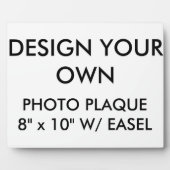 Aangepast, groot, 10 x 8-inch fotoplaque fotoplaat (Voorkant)