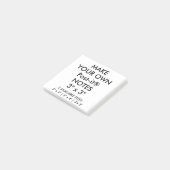 Aangepast, groot, 3-inch vierkant Post-it® notes (Schuin)