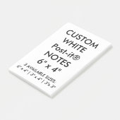 Aangepast, groot, 6 x 4 inch Post-it® notes (Schuin)