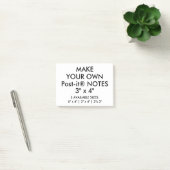 Aangepast, groot, groot, 3 x 4 inch Post-it® notes (Kantoor)