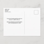 Aangepast groothandelskaartje voor openen Koffiehu Briefkaart (Achterkant)