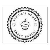 Aangepast grote persoonlijke Logo Rubberstempel (Afrduk)