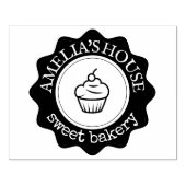 Aangepast grote persoonlijke Logo Rubberstempel (Afrduk)