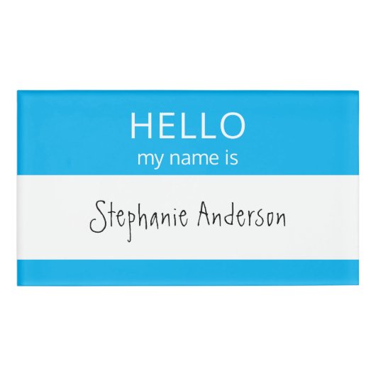 Aangepast HALLO mijn naam is badge (Voorkant)