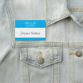 Aangepast HALLO mijn naam is badge (In situ)