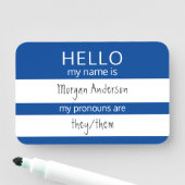 Aangepast HALLO mijn naamwoordspronouns is badge (In situ)