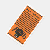 Aangepast Halloween Black Spider Servet (Hoek)