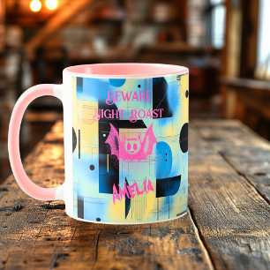 Aangepast Halloween - Hot Pink Vleermuis Nacht Roa Mok