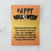 Aangepast  Halloween Wenskaart Kaart (Binnen)