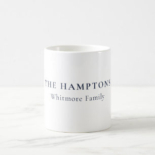 Aangepast Hamptons New York Preppy Kust Cadeau Koffiemok
