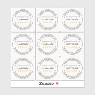 Aangepast handgemaakt product Small Business Vinyl Sticker