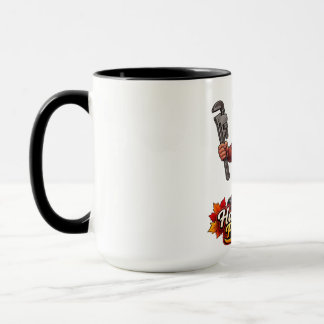 Aangepast harde werk loont arbeider aap mascotte I Mok