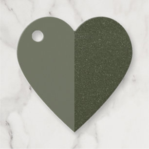 Aangepast hart favor tag – matte & gestructureerd bedankjes labels