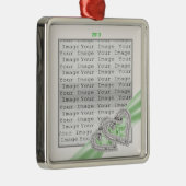 Aangepast hart Limoen lint ornament (Rechts)