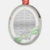 Aangepast hart Limoen lint ornament (Links)