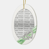 Aangepast hart Limoen lint ornament (Links)