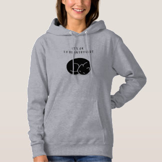 Aangepast Het Is Oké Om Introvert Te Zijn Dames- Hoodie