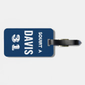 Aangepast Hockey Bag-Label Bagagelabel (Achterkant horizontaal)