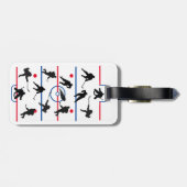 Aangepast Hockey Bag-Label Bagagelabel (Achterkant horizontaal)